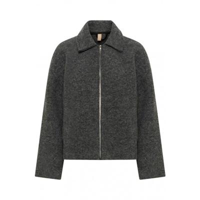 Culture - Grijs | unisex | Jas | Grijs | S | regular | Kamst mode
