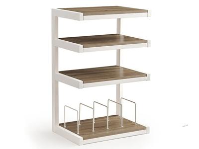 Norstone Esse Hifi Vinyl audio meubel wit eiken