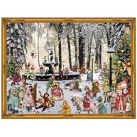 Adventskalender Besneeuwde Fontein