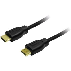 LogiLink CH0045 HDMI-kabel HDMI Aansluitkabel HDMI-A-stekker, HDMI-A-stekker 7.50 m Zwart 4K UHD