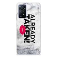 Xiaomi Redmi Note 11 Pro 5G | Siliconen hoesje | met naam Already Taken White
