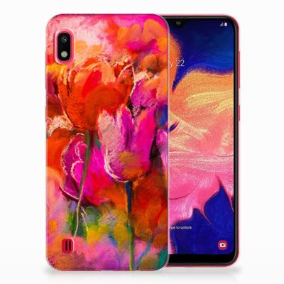 Smartphone hoesje Samsung Galaxy A10 Tulips