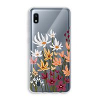 Painted wildflowers: Samsung Galaxy A10 Transparant Hoesje