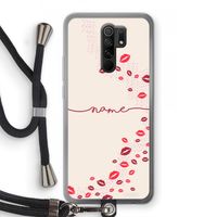 Kusjes: Xiaomi Redmi 9 Transparant Hoesje met koord Kusjes: Xiaomi Redmi 9 Transparant Hoesje met koord