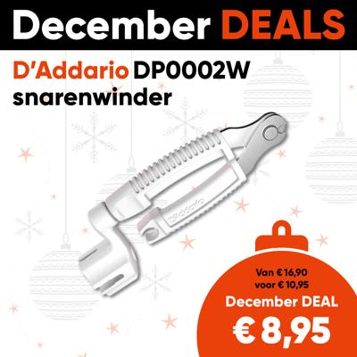 D'Addario DP0002W Pro Winder Snarenwinder voor Gitaar Wit - Aanbieding