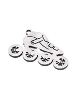 Sleutelhanger Geborsteld Staal (inline) Inline Skate