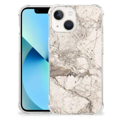 iPhone 13 mini Anti-Shock Hoesje Marmer Beige iPhone 13 mini Anti-Shock Hoesje Marmer Beige