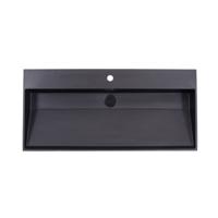 Wastafel Quartz Trend 100 cm zonder kraangat