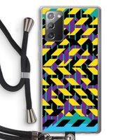 Skew Bee 3: Samsung Galaxy Note 20 / Note 20 5G Transparant Hoesje met koord
