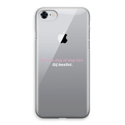 gij beslist: iPhone 8 Transparant Hoesje