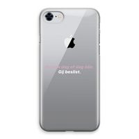 gij beslist: iPhone 8 Transparant Hoesje