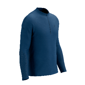 Compressport Trail hz ls tshirt heren - BLAUW - Heren