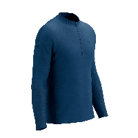 Compressport Trail hz ls tshirt heren - BLAUW - Heren