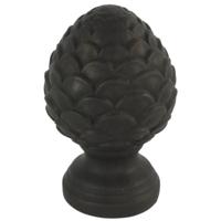 Countryfield beeld dennenappel celine xl zwart 18 cm | 8 stuks