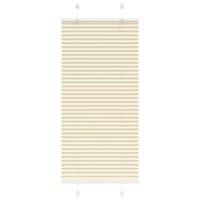 VidaXL Plissé rolgordijn 60x150 cm stofbreedte 59,4 cm polyester crème