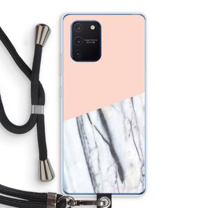 A touch of peach: Samsung Galaxy Note 10 Lite Transparant Hoesje met koord