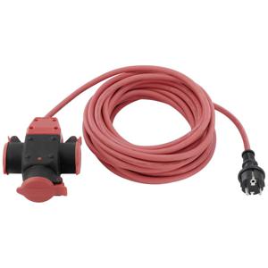 Sygonix SY-5806890 Stroom Verlengkabel 16 A Rood 10.00 m H07RN-F 3G 1,5 mm² Weerbestendig