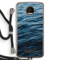 Oceaan: Motorola Moto Z Force Transparant Hoesje met koord