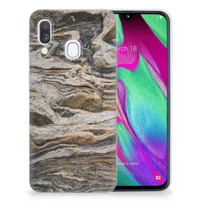 Samsung Galaxy A40 | TPU | Siliconen hoesje | Steen