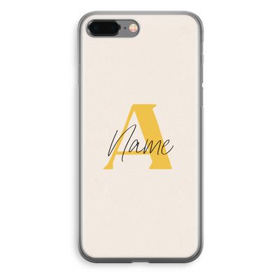 Amber Script: iPhone 8 Plus Transparant Hoesje