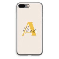 Amber Script: iPhone 8 Plus Transparant Hoesje