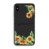 Zonnebloemen: iPhone X Biologisch afbreekbaar hoesje