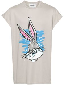Iceberg t-shirt en coton à imprimé graphique - Gris