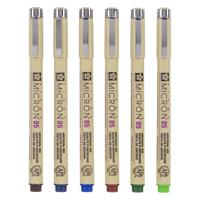Sakura • pigma micron set aardetinten 0,45mm 6stuks