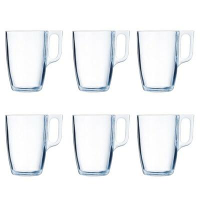 Mokkenset Luminarc Nuevo (6 pcs) Transparant Glas 400 ml (6 Onderdelen)