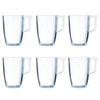 Mokkenset Luminarc Nuevo (6 pcs) Transparant Glas 400 ml (6 Onderdelen)