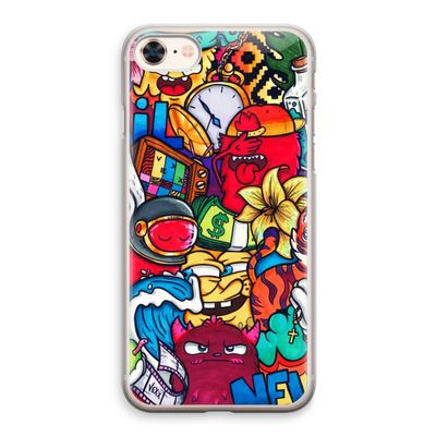 No Rules: iPhone 8 Transparant Hoesje