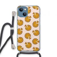 You Had Me At Pizza: iPhone 13 mini Transparant Hoesje met koord