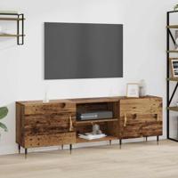 TV-kast met plank met opslag met de deur Oud hout 150 x 30 x 50 cm Bewerkt hout