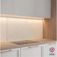 Spatwand - Achterkant afzuigkap - AURYS - Glas - Transparant - 900*700 - 6 mm - 4 gaten Spatwand - Achterkant afzuigkap - AURYS - Glas - Transparant - 900*700 - 6 mm - 4 gaten