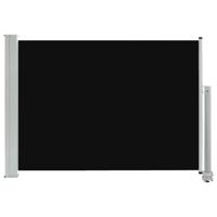 vidaXL Tuinscherm uittrekbaar 80x300 cm zwart - thumbnail