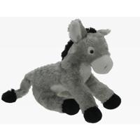 Cornelissen Pluche Ezel knuffel - grijs - 34 cm - boerderij knuffels