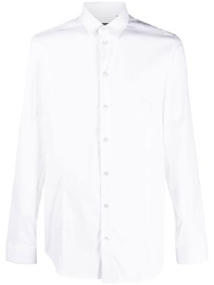 Patrizia Pepe chemise cintrée à manches longues - Blanc