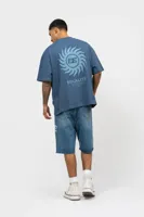 Equalité Sunny Boxy T-Shirt Heren Donkerblauw/Lichtblauw - Maat S - Kleur: Donkerblauw | Soccerfanshop