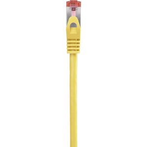 Renkforce RF-5412138 RJ45 Netwerkkabel, patchkabel CAT 6 S/FTP 20.00 m Geel Snagless, Vergulde steekcontacten, Vlambestendig 1 stuk(s)