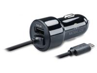 Mobilize Mobilize Car Charger USB + Micro USB 24W 1m. Black