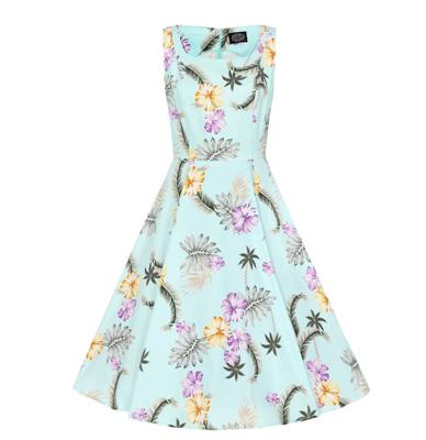 Hearts & Roses Lindsey Floral Dress Blue-L