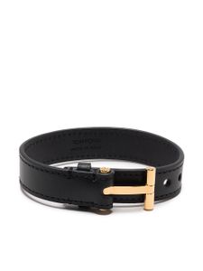 TOM FORD bracelet à loquet T - Noir