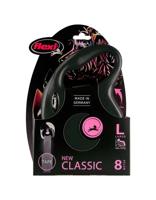 Flexi Flexi New Classic Tape L Zwart 8m