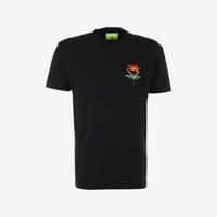 T-shirt Zwart Bloem Rug - thumbnail