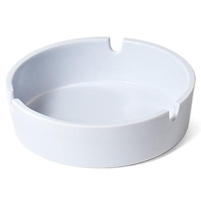 Basic asbakken in het wit - Dia 10 cm - kunststof - Tafel asbak - buiten - Binnen