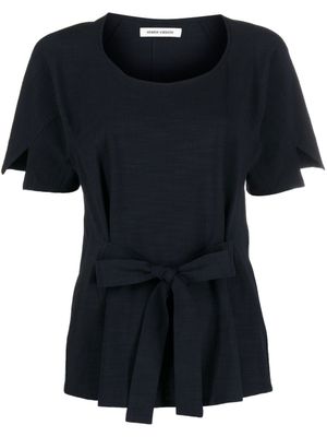 Henrik Vibskov blouse à encolure ronde - 798 DARK BLUE