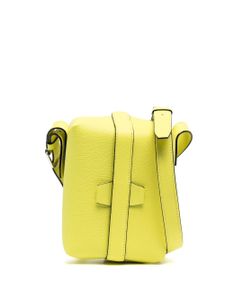 Valextra sac à bandoulière Tric Trac en cuir - Jaune