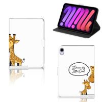 iPad Mini 6 (2021) Hippe Tablet Hoes Giraffe