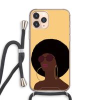 Golden hour: iPhone 11 Pro Transparant Hoesje met koord