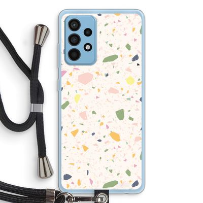 Terrazzo N°21: Samsung Galaxy A52 Transparant Hoesje met koord